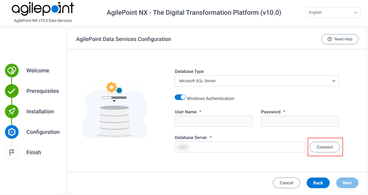 Connect Database Server