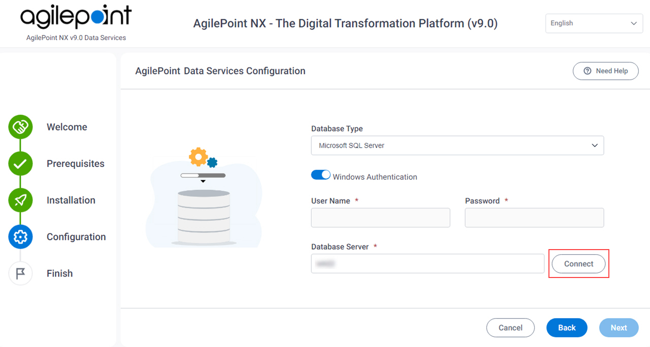 Connect Database Server