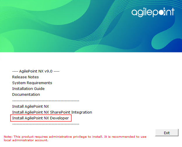 AgilePoint NX v7 screen