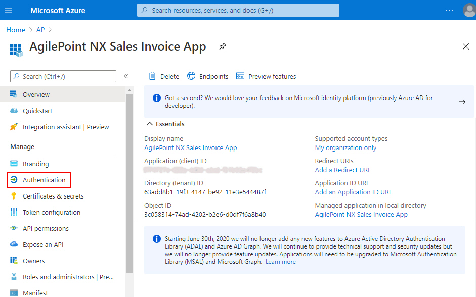 AgilePoint NX Sales Invoice App screen