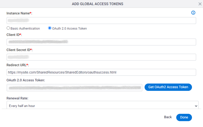 OAuth2 Access Token