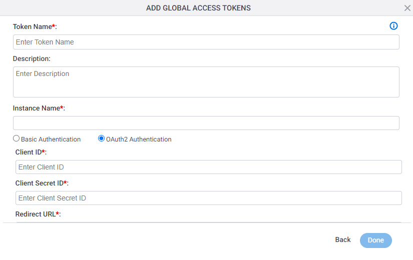 Select Oauth20 Authentication