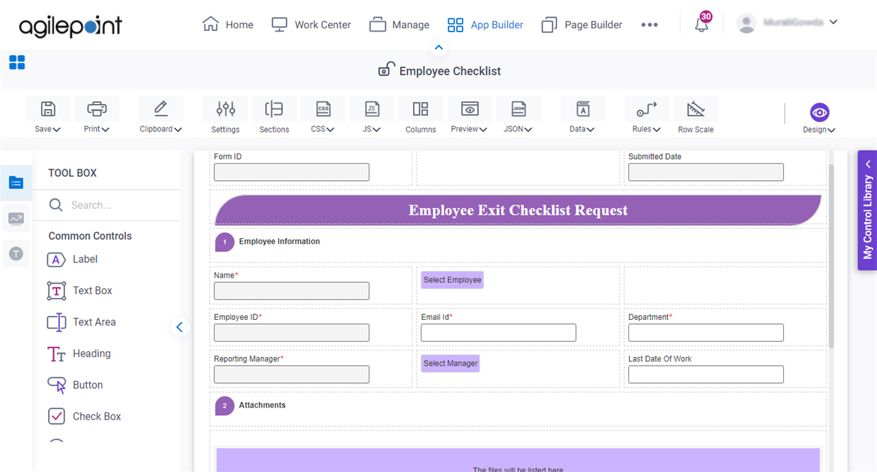 Employee Checklist Form