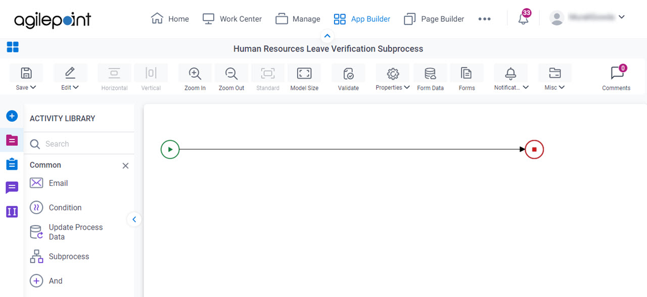 Human Resources Leave Verification Subprocess