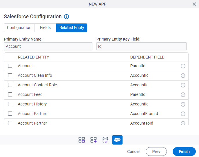 Salesforce Configuration Related Entity tab