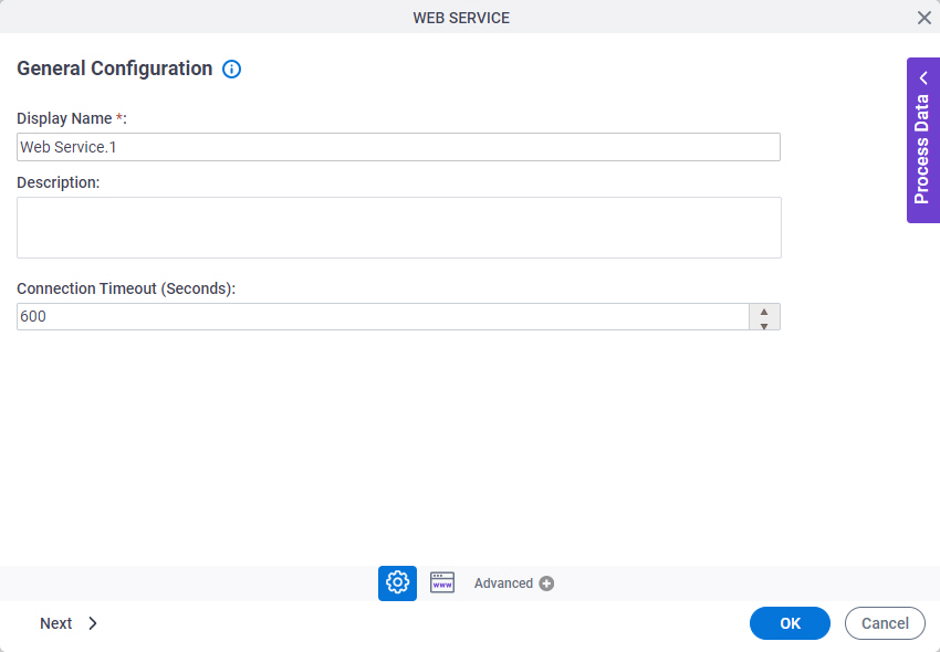 General Configuration screen