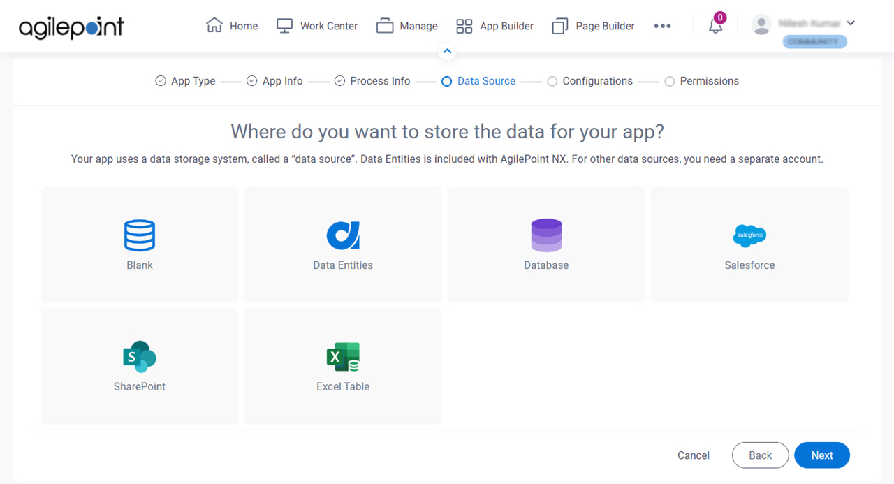 Where do you want to store the data for your app screen