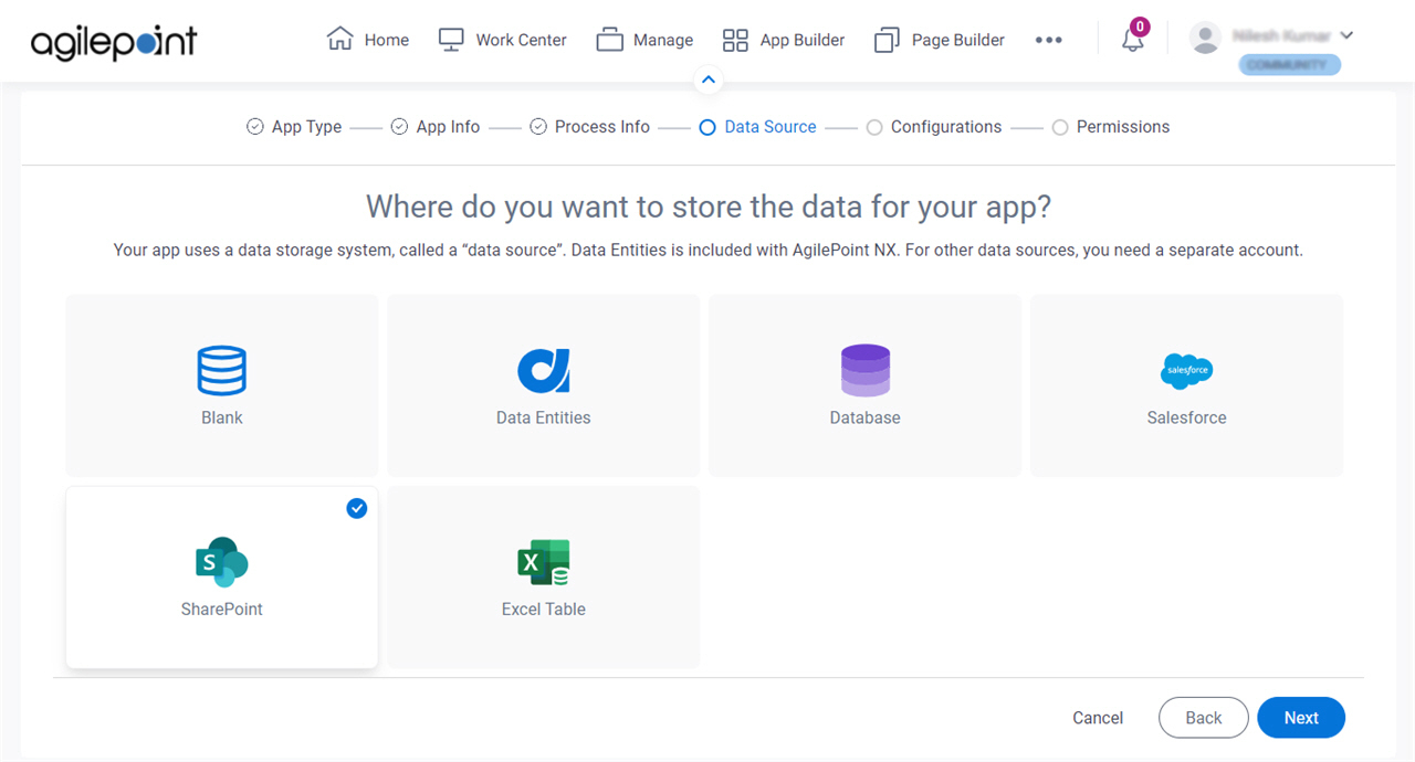 Where do you want to store the data for your app screen