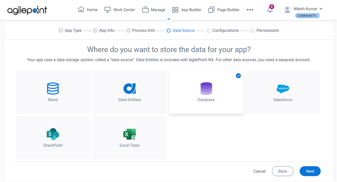 Where do you want to store the data for your app screen