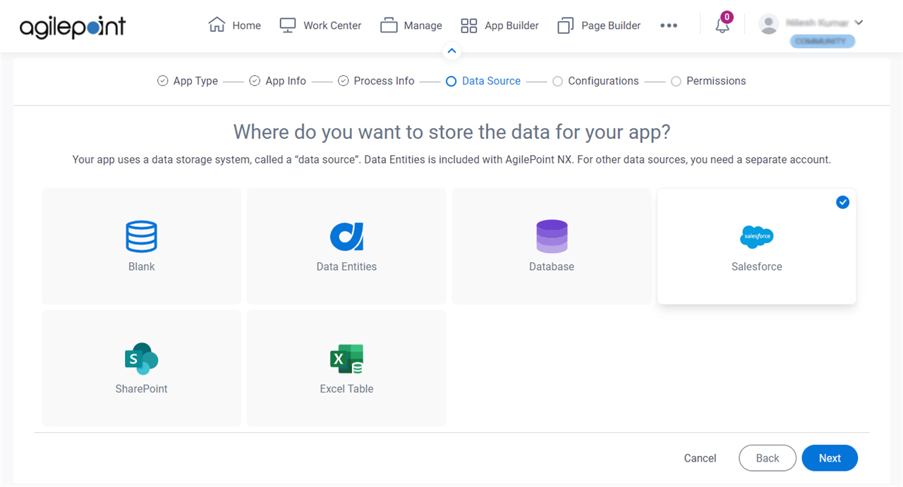 Where do you want to store the data for your app screen