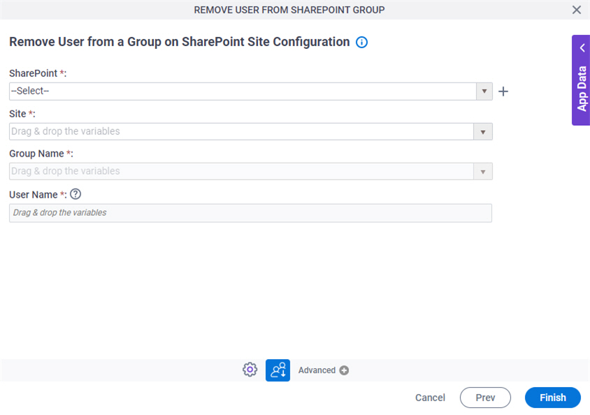 Remove User from a Group on SharePoint Site Configuration screen