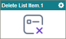 Delete List Item activity