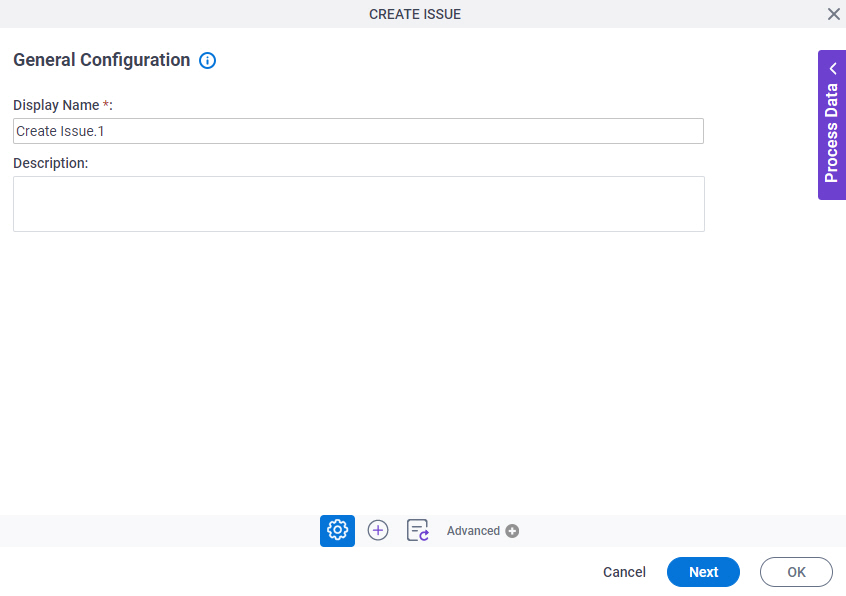 General Configuration screen