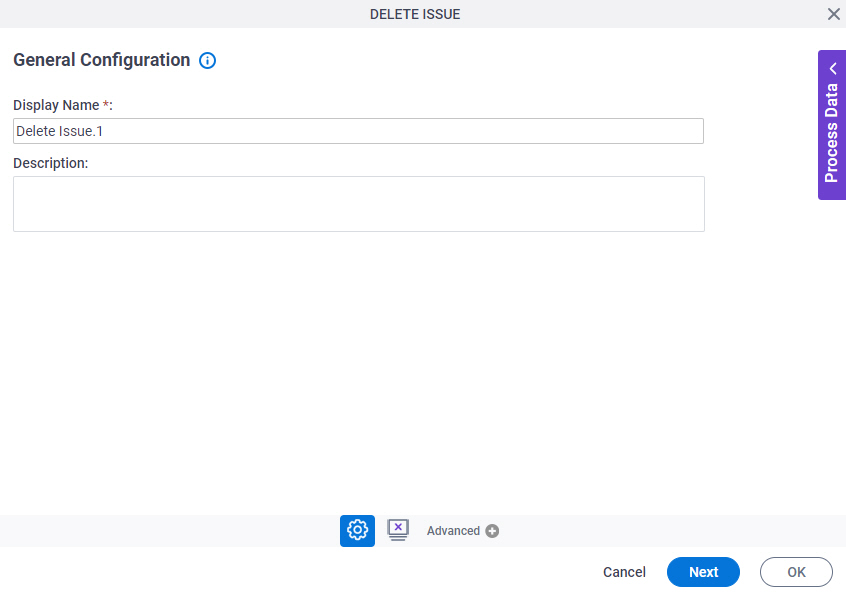 General Configuration screen