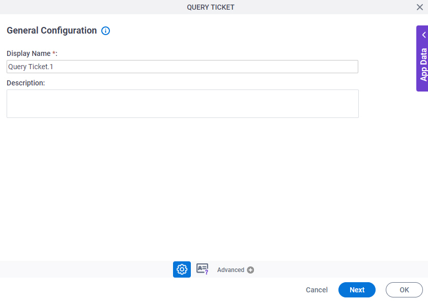 General Configuration screen