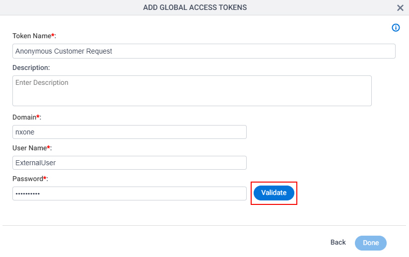 Validate Global Access Tokens