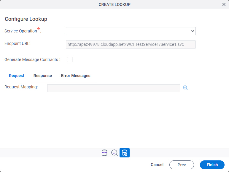 Configure Lookup Request tab