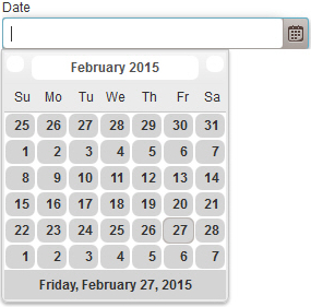 Date form control