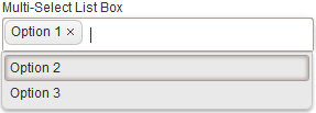 Multi-Select List Box form control