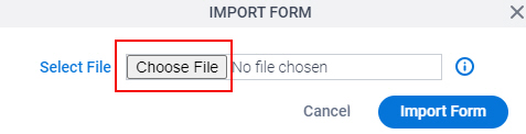 Click Choose File