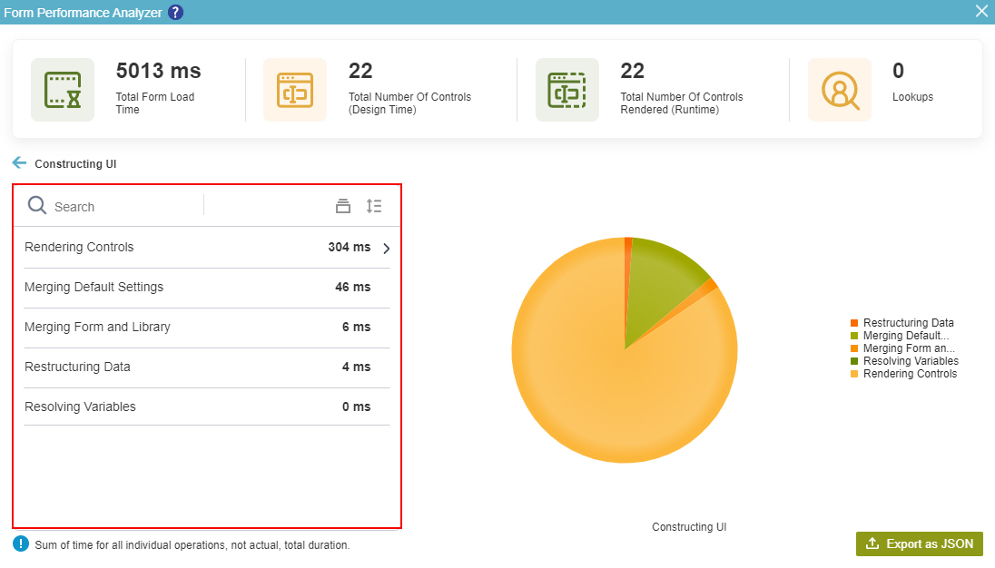 Constructing UI