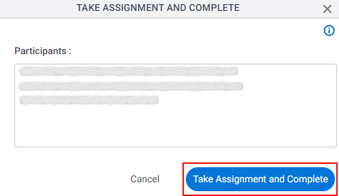Click Take Assignment And Complete