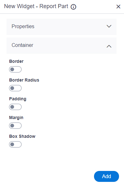 Container tab