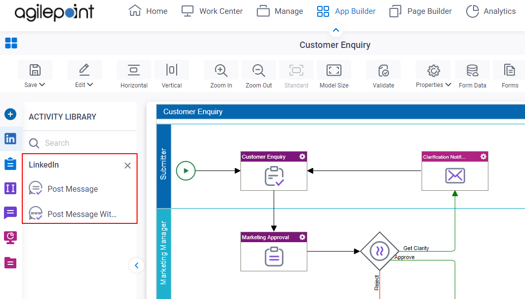 Process Activities for LinkedIn