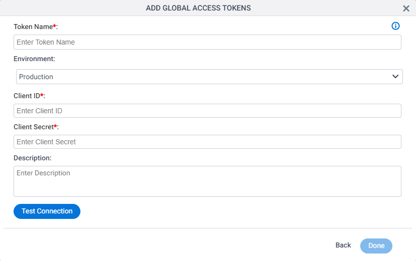 PayPal Global Access Token screen