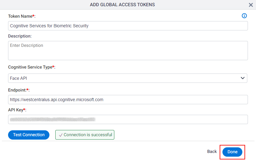 OneDrive for Business Access Token screen