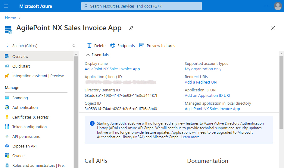 AgilePoint NX Sales Invoice screen