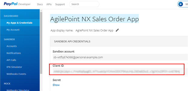 AgilePoint NX Sales Order App screen