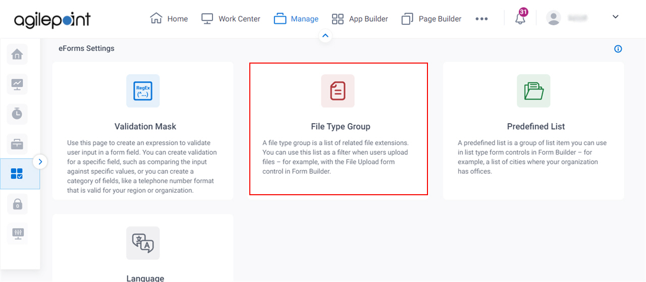 Click File Type Group