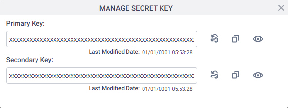 Manage Secret Key