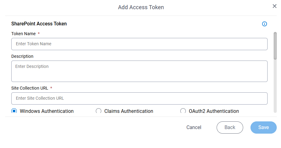 Box Access Token screen