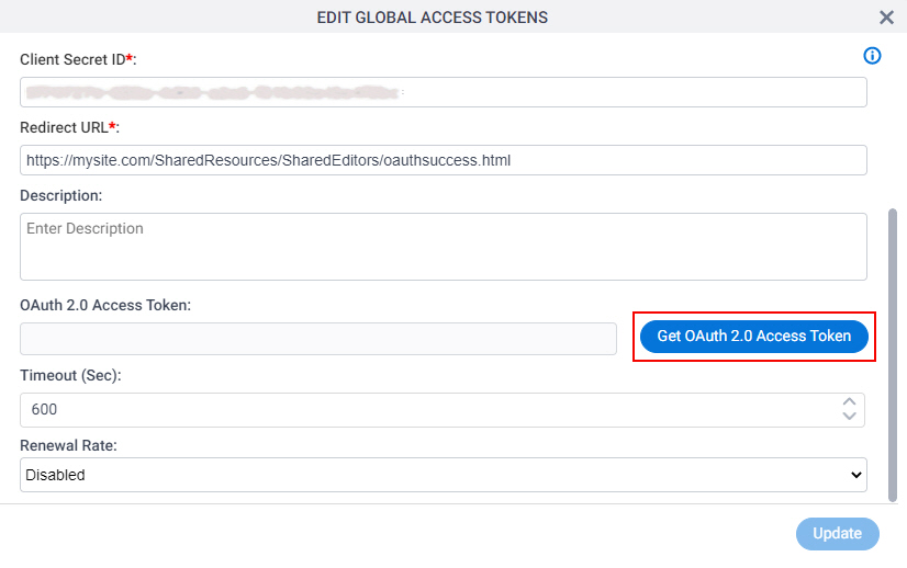 Get OAuth2 Access Token