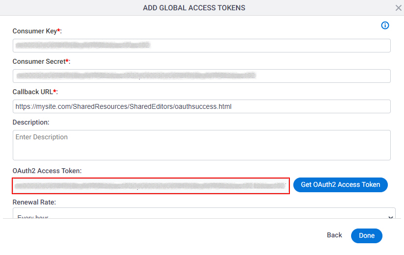 OAuth2 Access Token