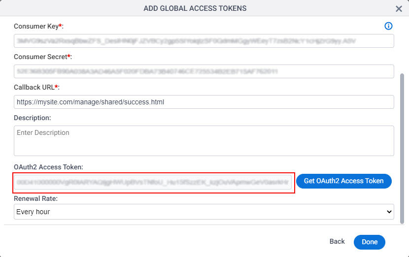 OAuth2 Access Token