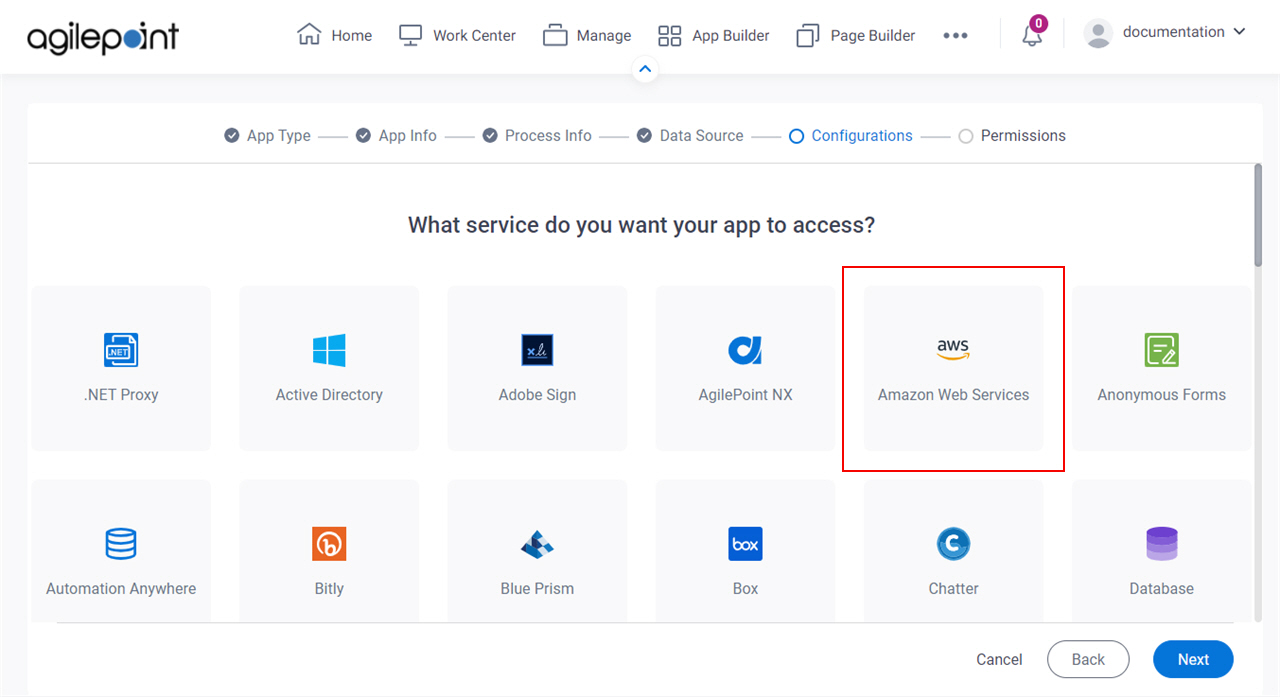 Select Amazon Web Services