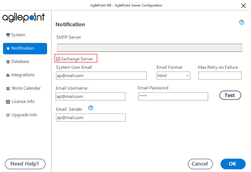 Select Exchange Server