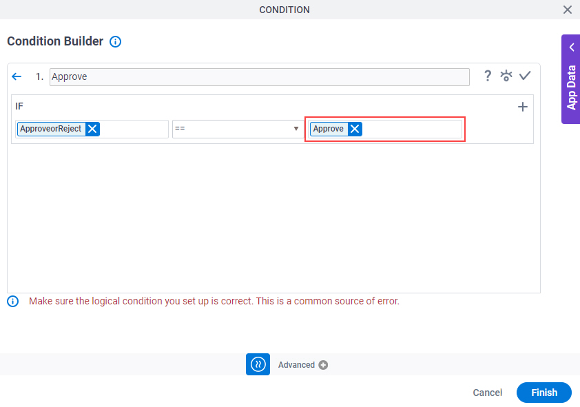 Enter Rule Value