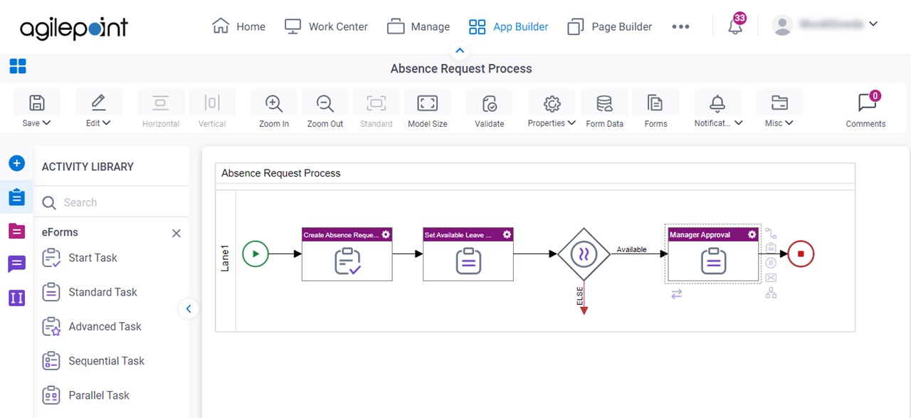 Manager Approval Standard Task