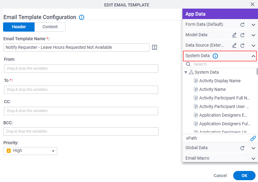 Click System Data