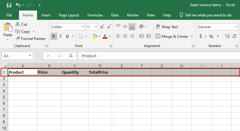 Select Column Row