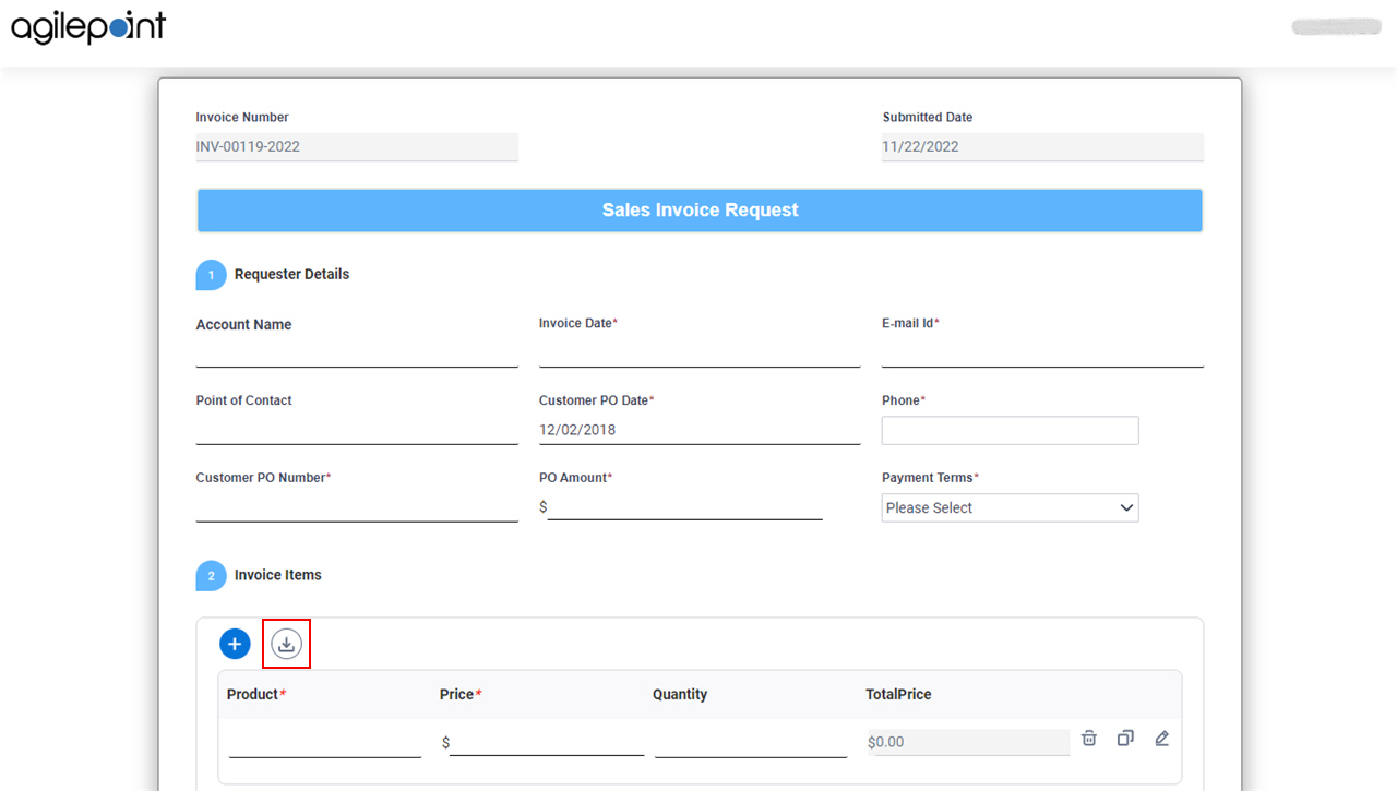 Click Import Excel or CSV