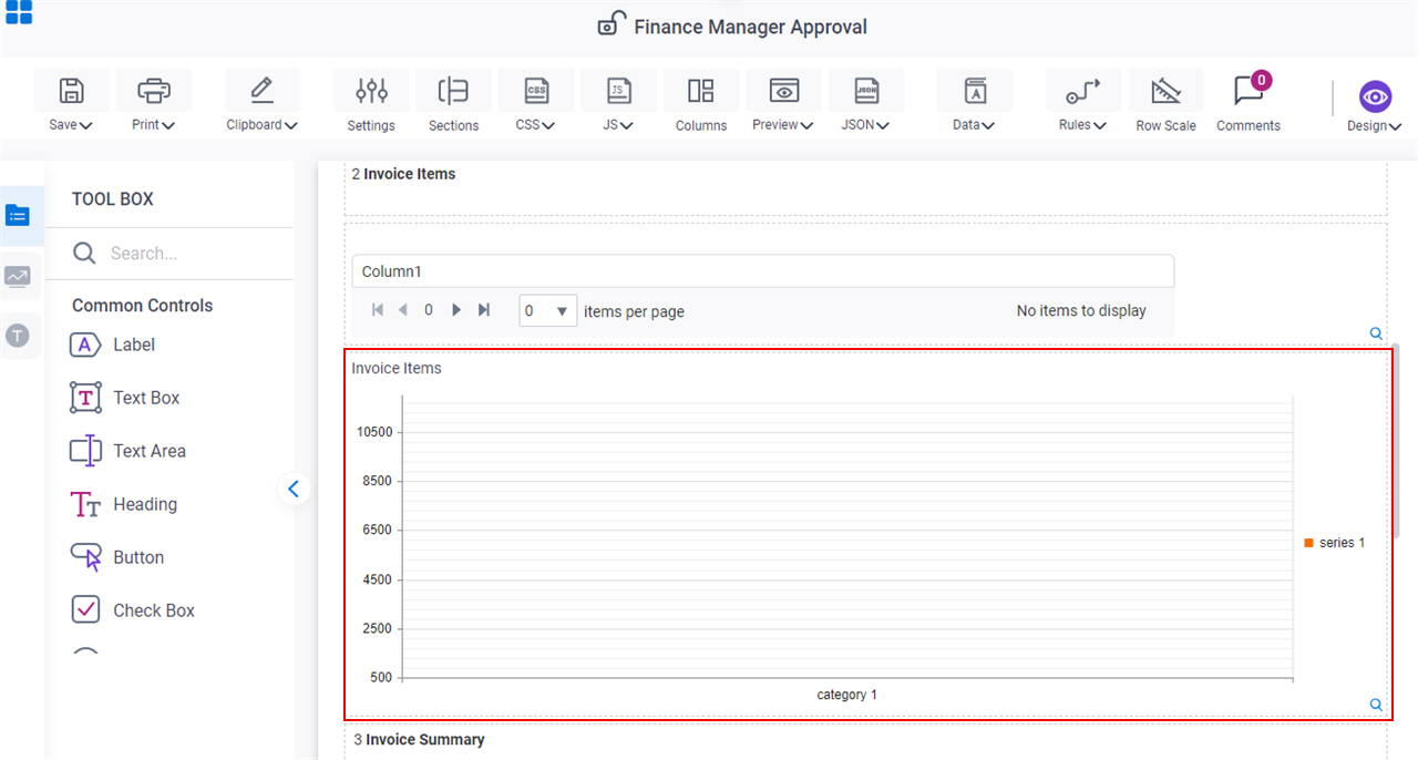 Expand Chart Form Control