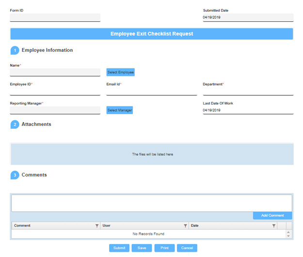 Employee Exit Checklist Preview