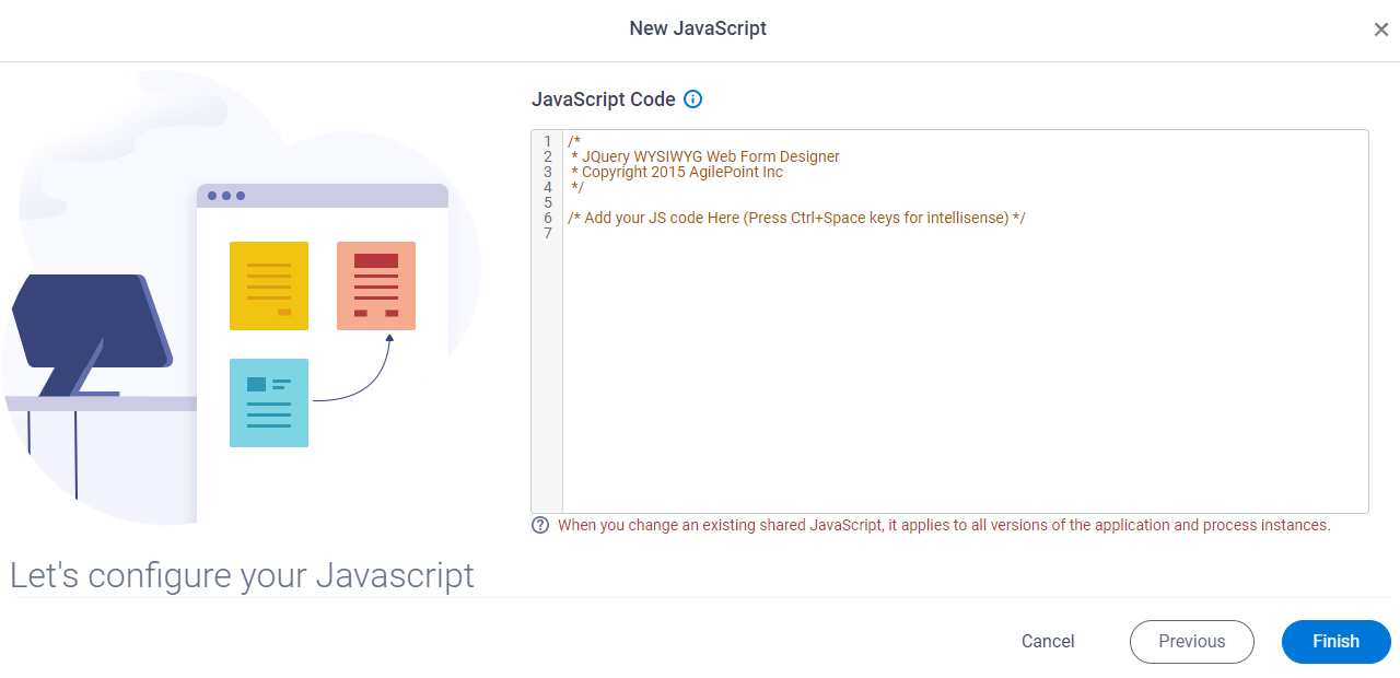 JavaScript Code screen