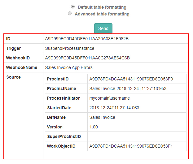 Parsed Webhook Notification