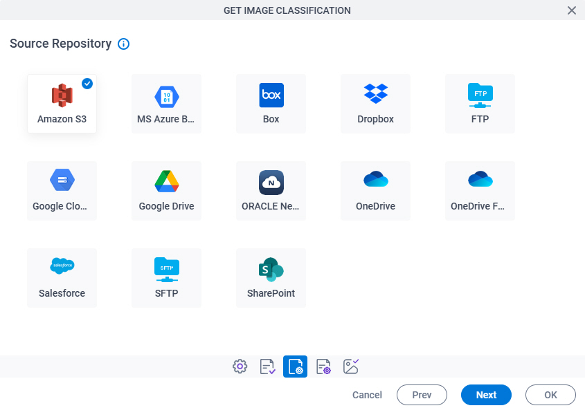 Source Repository screen